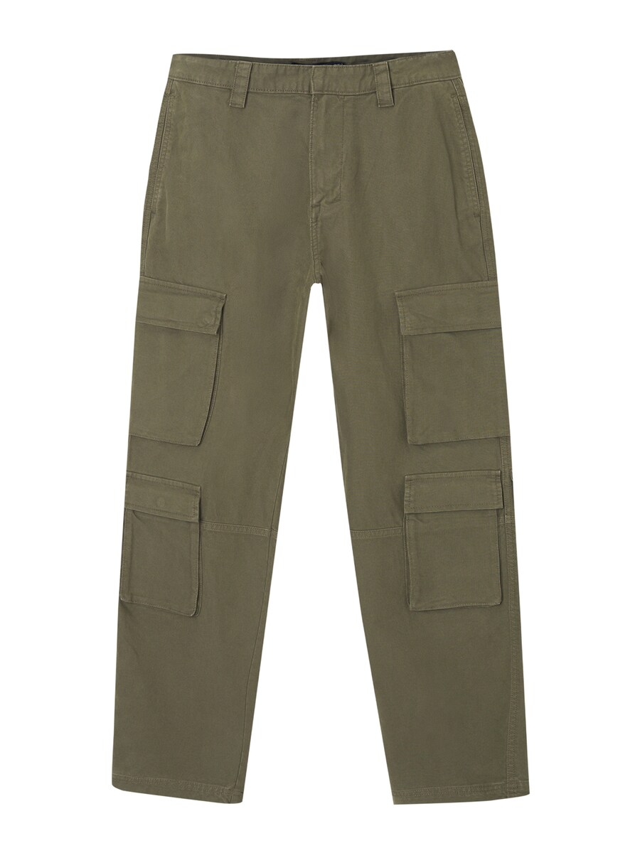 Обычные брюки- карго Pull&Bear, хаки
Обычные брюки- карго Pull&Bear, хаки