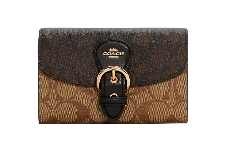 Кошелек кожаный наладонный женский хаки коричневый COACH
Кошелек кожаный наладонный женский хаки коричневый COACH