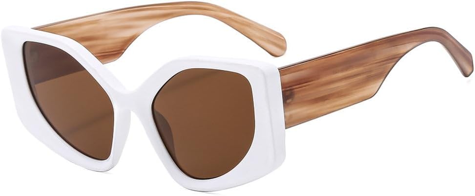 Женские солнцезащитные очки «кошачий глаз» в винтажном стиле с отделкой под дерево, роскошные женские солнцезащитные очки с защитой от УФ-излучения UV400 TYUVIVO, White
Женские солнцезащитные очки «кошачий глаз» в винтажном стиле с отделкой под дерево, роскошные женские солнцезащитные очки с защитой от УФ-излучения UV400 TYUVIVO, White