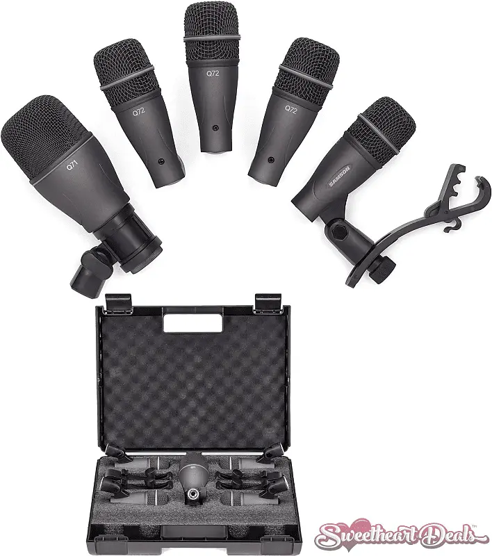 Микрофон Samson DK705 5 Piece Drum Mic Set 
Микрофон Samson DK705 5 Piece Drum Mic Set