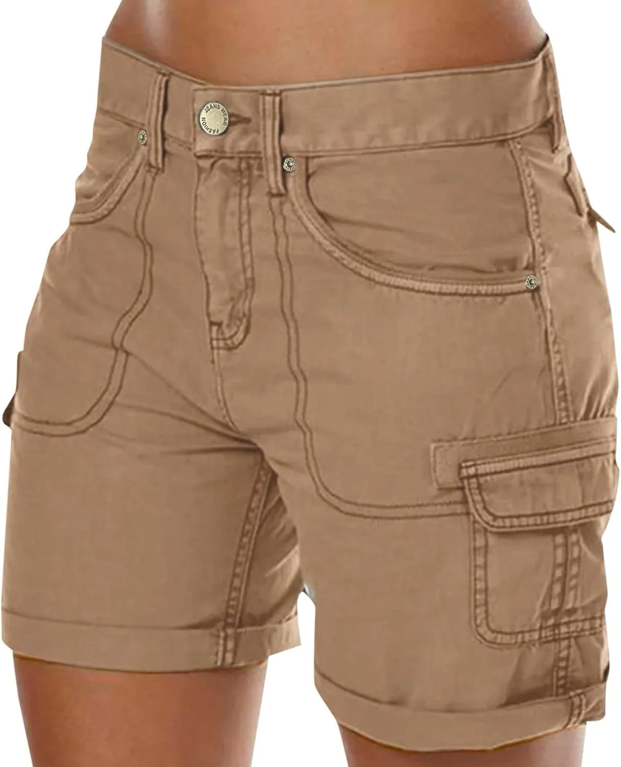 Женские шорты карго Casual летние с высокой посадкой
Женские шорты карго Casual летние с высокой посадкой