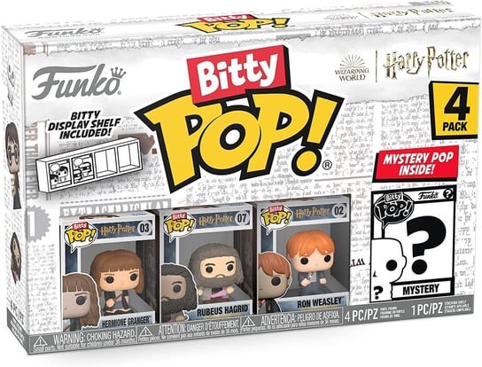Funko Bitty POP!, коллекционная фигурка, Гарри Поттер, 4 упаковки Funko POP!
Funko Bitty POP!, коллекционная фигурка, Гарри Поттер, 4 упаковки Funko POP!