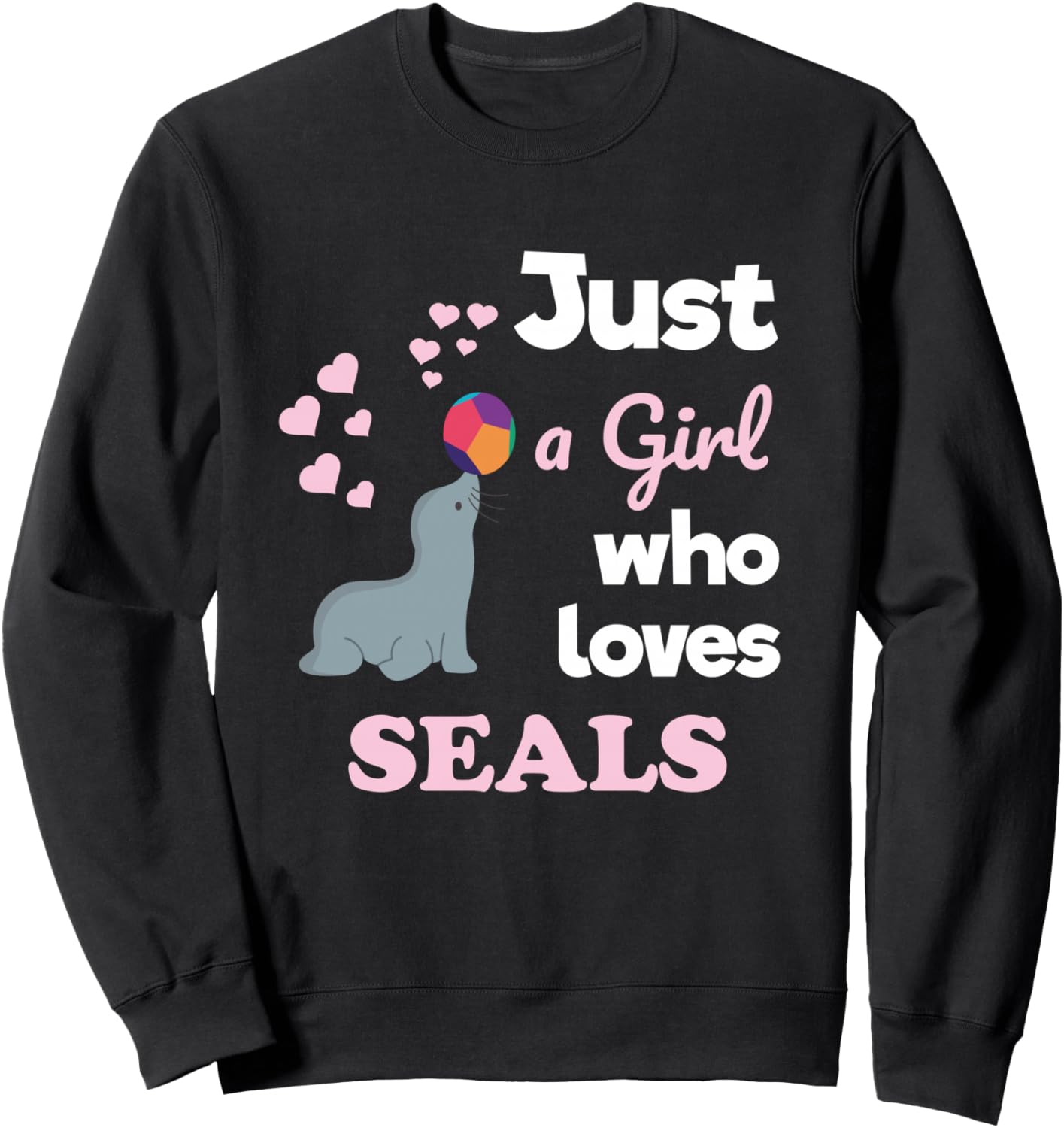 Просто девушка, которая любит тюленей. Толстовка с изображением тюленя для девочек Cute Seal Lover Quotes Co, черный
Просто девушка, которая любит тюленей. Толстовка с изображением тюленя для девочек Cute Seal Lover Quotes Co, черный