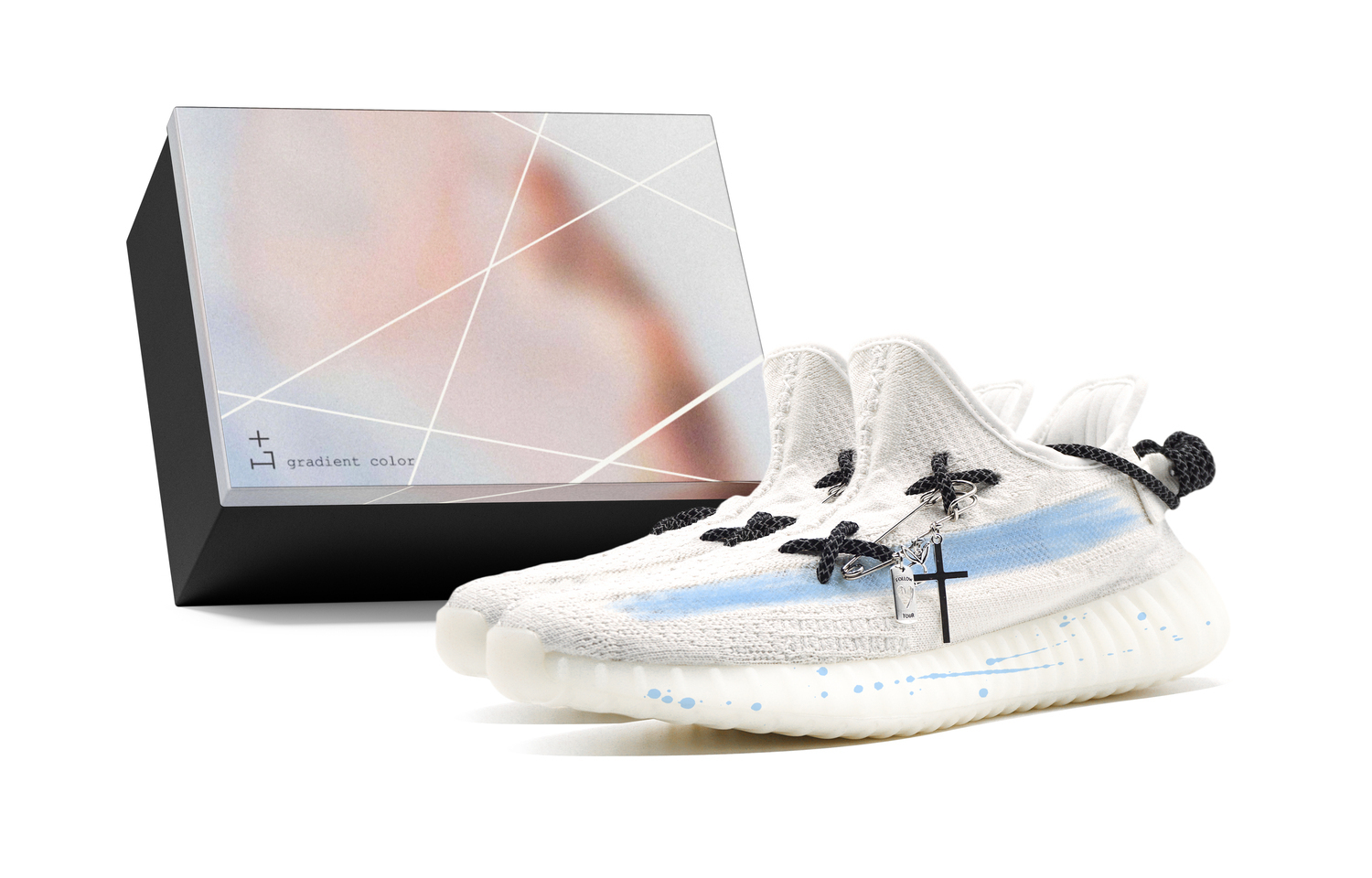 Adidas Originals Изнашивающиеся низкие кеды Yeezy Boost 350 V2 повседневные унисекс бело-голубые, цвет White Blue Box
Adidas Originals Изнашивающиеся низкие кеды Yeezy Boost 350 V2 повседневные унисекс бело-голубые, цвет White Blue Box