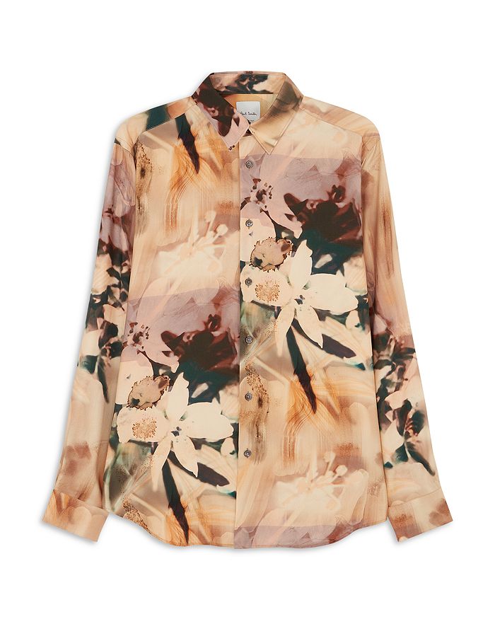 PS Рубашка с абстрактным цветочным принтом Paul Smith, коричневый/бежевый
PS Рубашка с абстрактным цветочным принтом Paul Smith, коричневый/бежевый