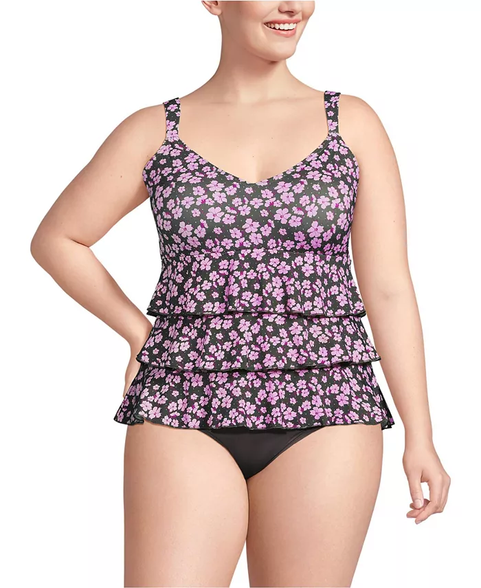 Женский купальник-фокинки с рюшами One Piece Swimsuit Lands' End, красный
Женский купальник-фокинки с рюшами One Piece Swimsuit Lands' End, красный