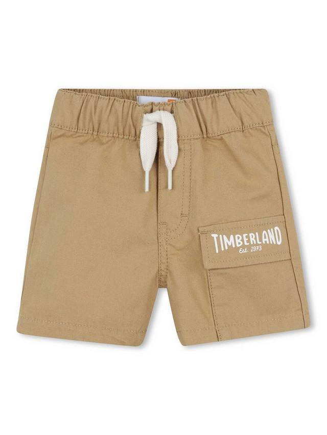 Детские хлопковые шорты с карманами-накладками и кулиской Timberland, Dark Stone
Детские хлопковые шорты с карманами-накладками и кулиской Timberland, Dark Stone