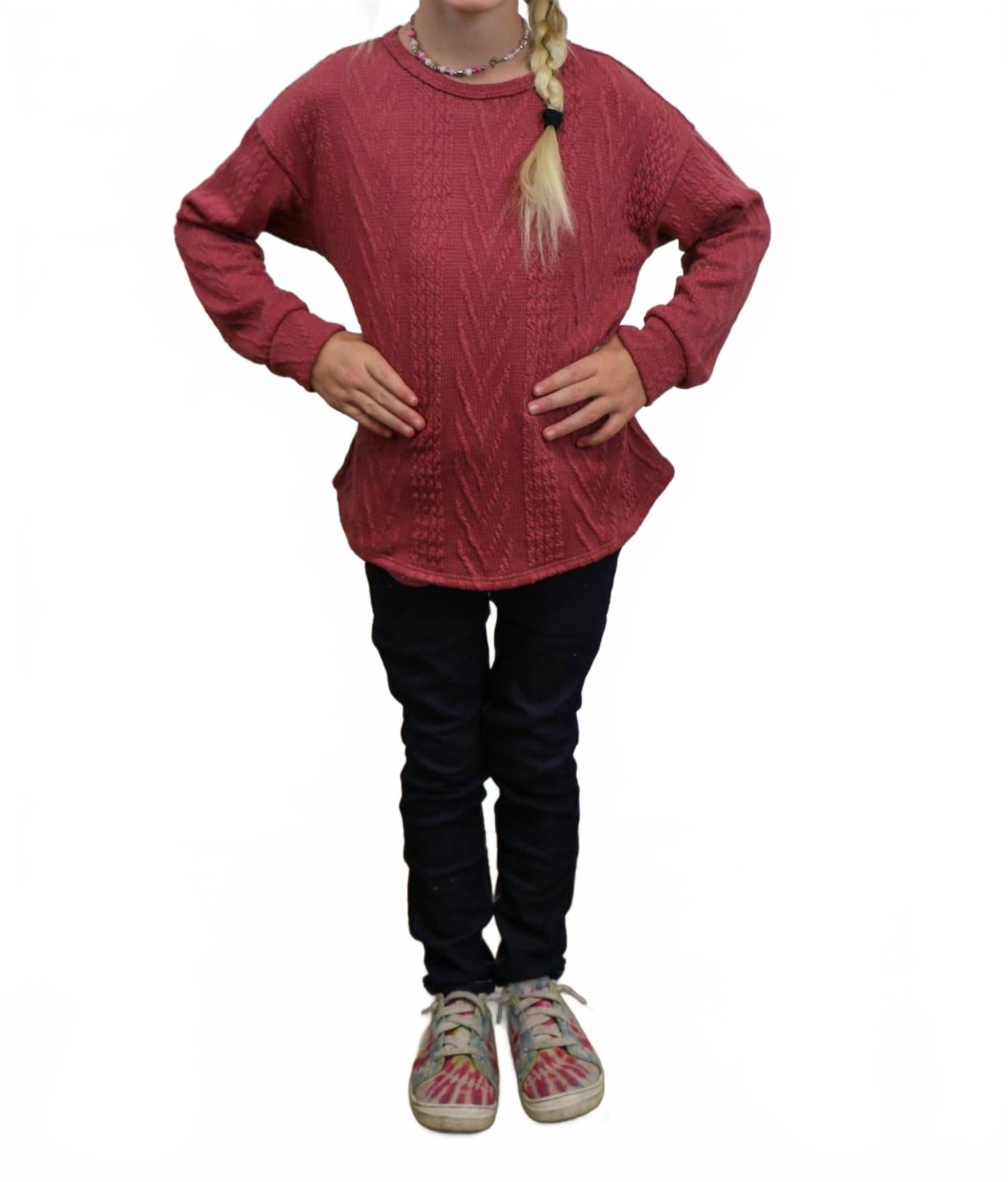 Детский вязаный топ цвета ржавчины CHRIS & CAROL, Rust
Детский вязаный топ цвета ржавчины CHRIS & CAROL, Rust