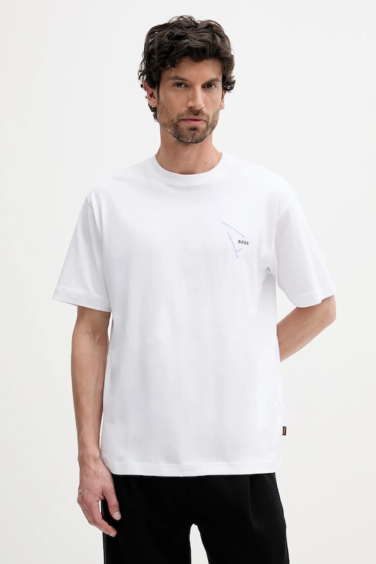 Хлопковая футболка Boss Orange, белый
Хлопковая футболка Boss Orange, белый