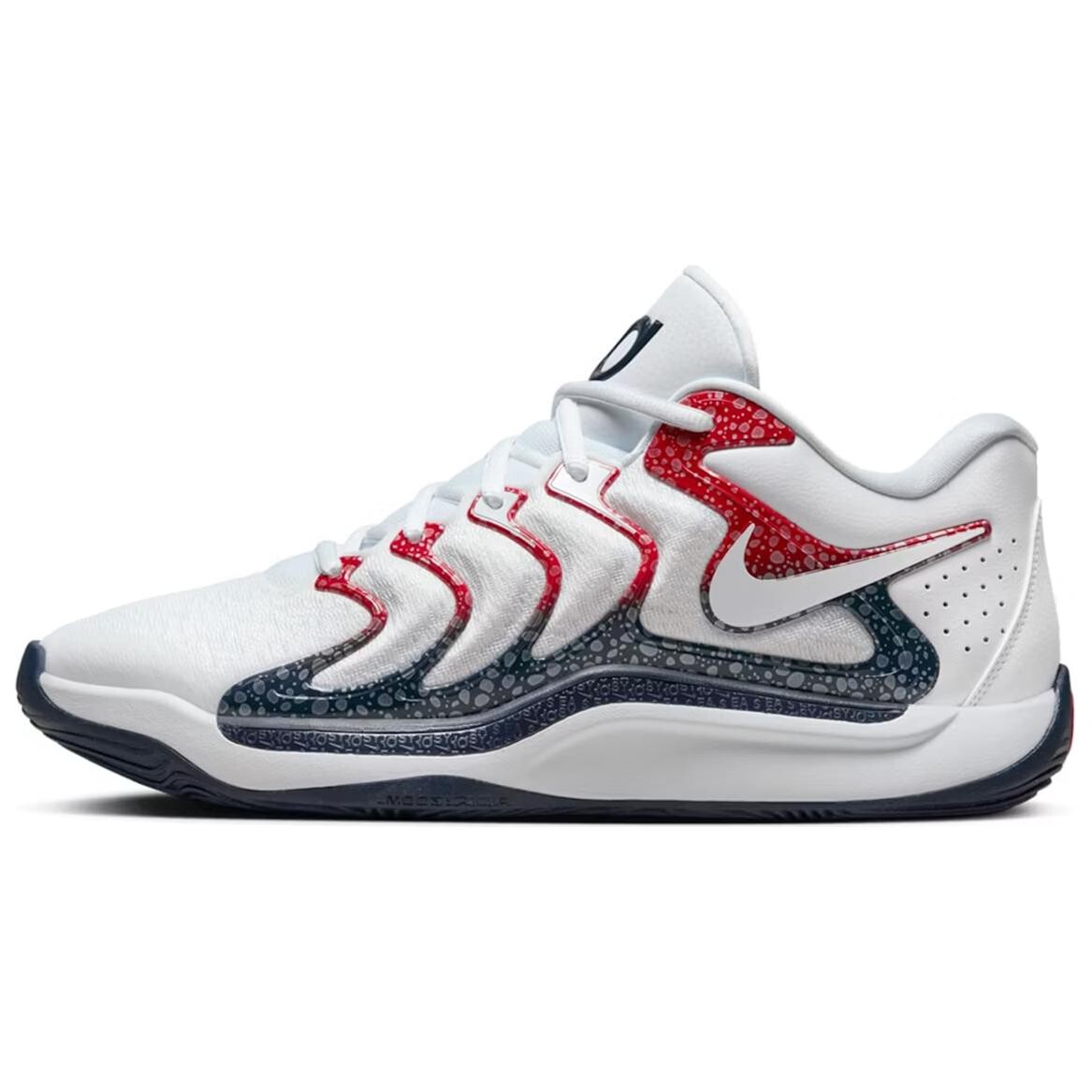 Баскетбольные кроссовки KD 17 мужские с низким верхом, цвет белый/черный обсидиан/университетский красный Nike
Баскетбольные кроссовки KD 17 мужские с низким верхом, цвет белый/черный обсидиан/университетский красный Nike