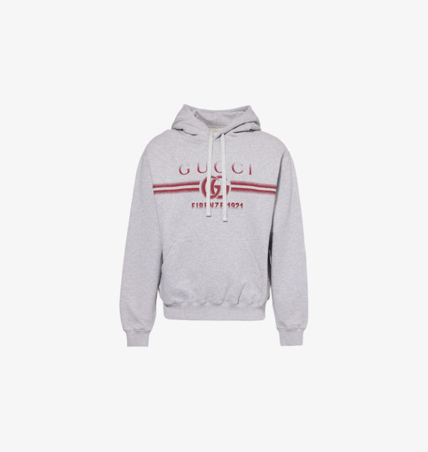 Толстовка из хлопкового трикотажа с градиентным фирменным принтом Gucci, серый
Толстовка из хлопкового трикотажа с градиентным фирменным принтом Gucci, серый
