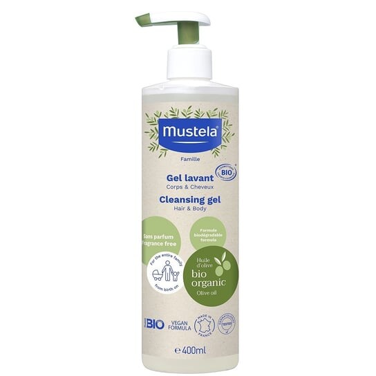 Органический гель для мытья тела и волос, 400 мл Mustela, Organic Cleansing Gel
Органический гель для мытья тела и волос, 400 мл Mustela, Organic Cleansing Gel
