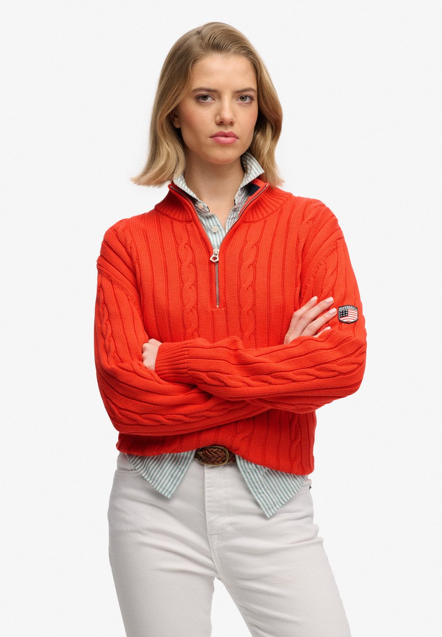 Джемпер Superdry & Co SLOUCHY CABLE HALF ZIP, Grenadine Orange/Orange
Джемпер Superdry & Co SLOUCHY CABLE HALF ZIP, Grenadine Orange/Orange