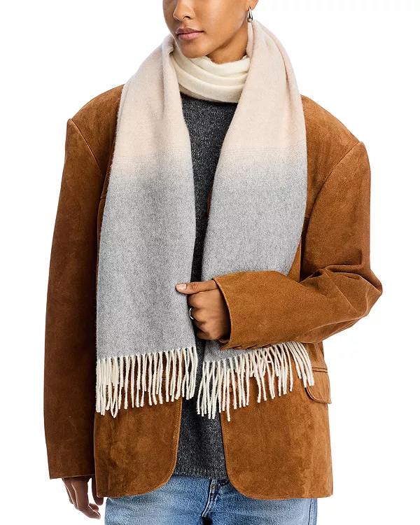 Шарф-Платок большого размера с эффектом омбре - эксклюзив C By Bloomingdale'S Cashmere, серый
Шарф-Платок большого размера с эффектом омбре - эксклюзив C By Bloomingdale'S Cashmere, серый
