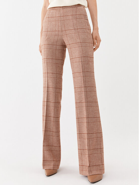 Тканевые брюки стандартного кроя Twinset, коричневый
Тканевые брюки стандартного кроя Twinset, коричневый