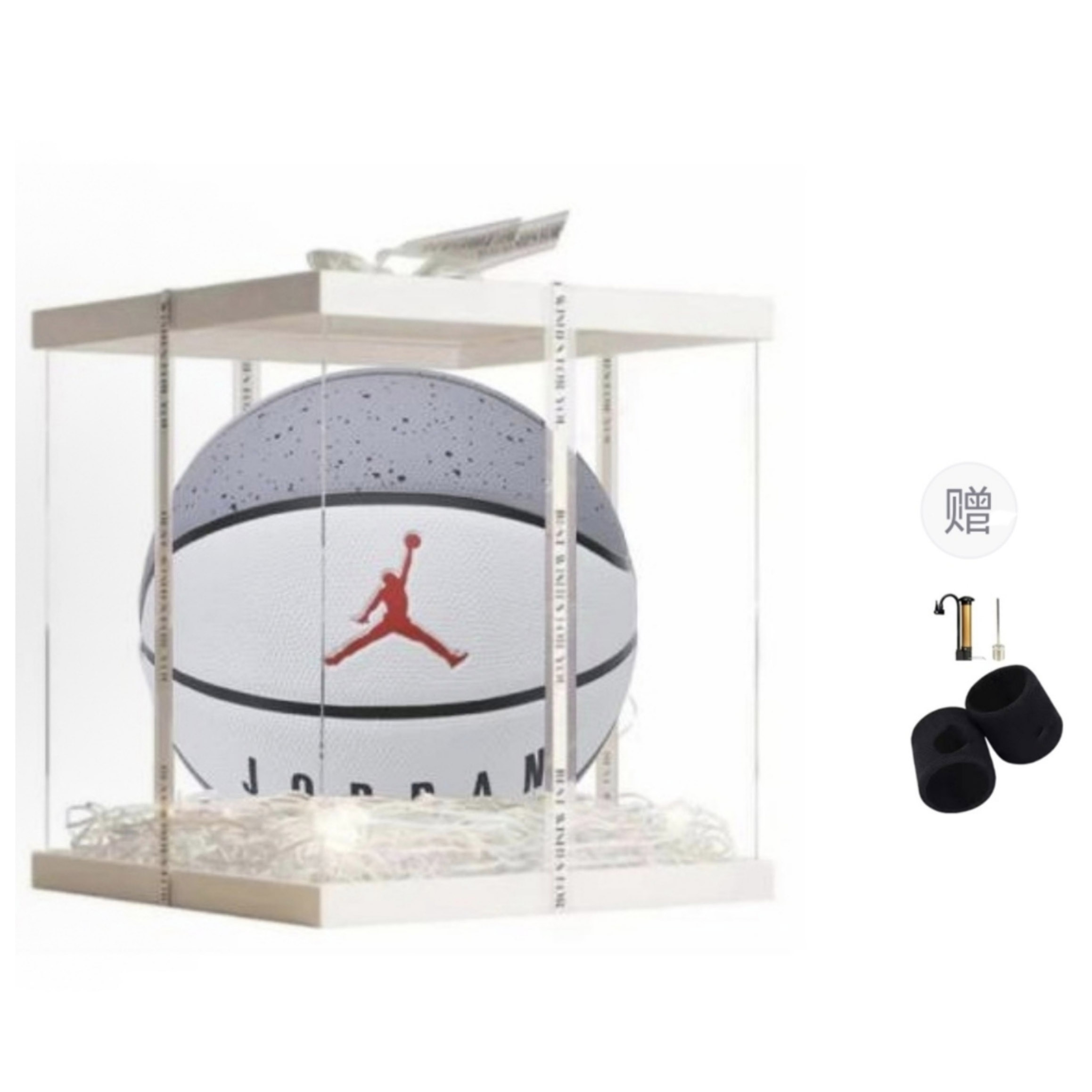 Jordan Резиновый баскетбольный мяч бело-серый размер 7, размер 6, размер 5 тренировочный унисекс
Jordan Резиновый баскетбольный мяч бело-серый размер 7, размер 6, размер 5 тренировочный унисекс