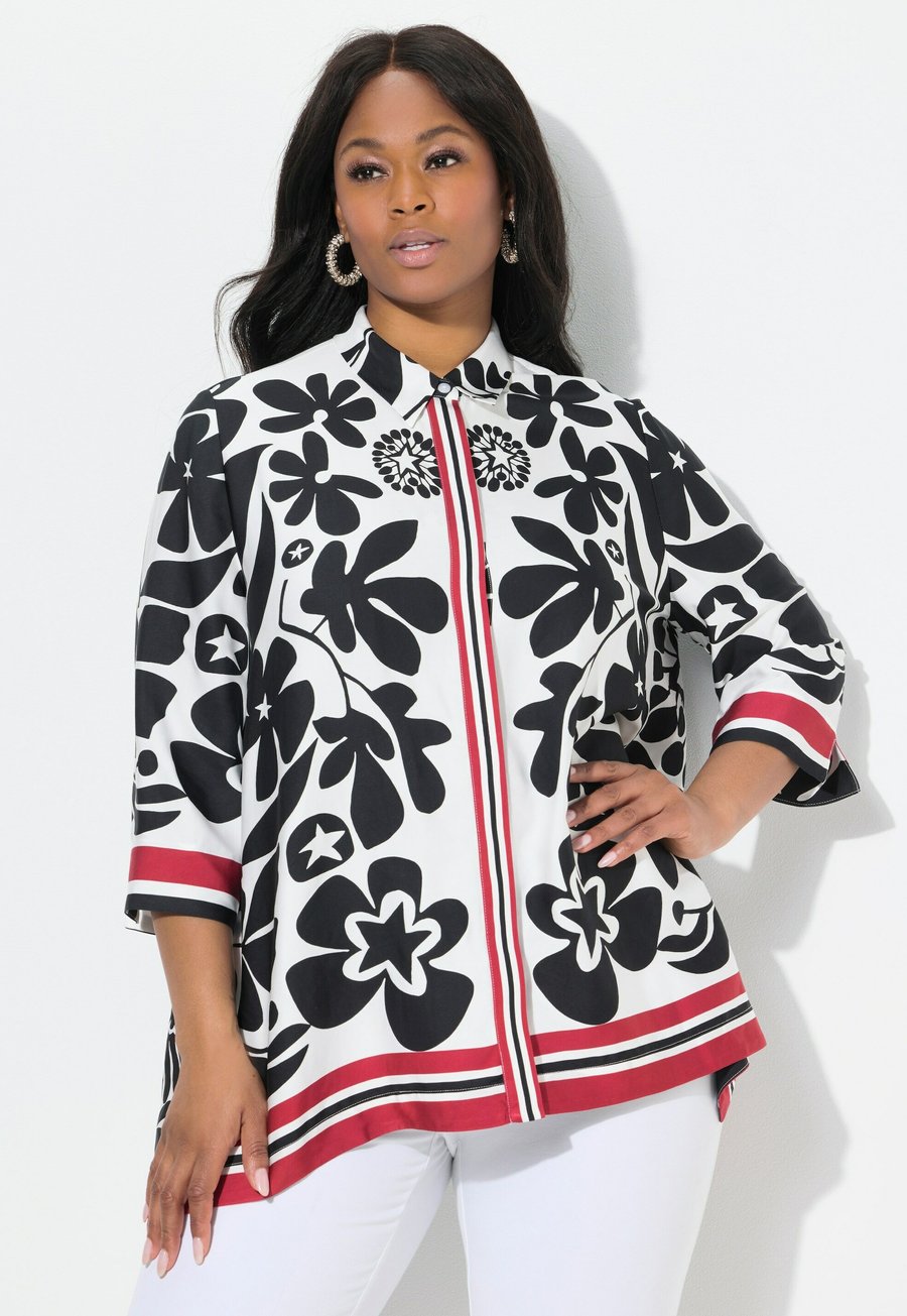 Блуза Ulla Popken Button-down blouse, Snow White/White
Блуза Ulla Popken Button-down blouse, Snow White/White