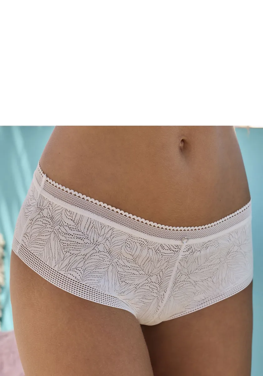 Трусики LASCANA из очень плоского материала с цветочным узором, белый
Трусики LASCANA из очень плоского материала с цветочным узором, белый