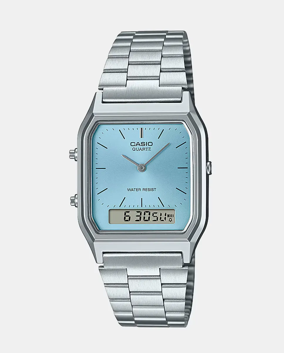 Casio Vintage AQ-230A-2A1MQYES Мужские часы, серебряный
Casio Vintage AQ-230A-2A1MQYES Мужские часы, серебряный