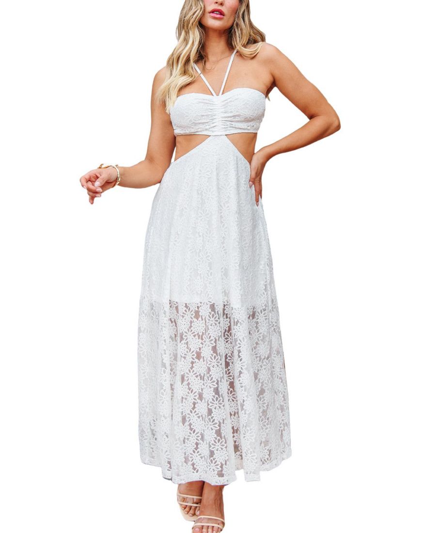 Женское белое пляжное платье-макси Flirty Finesse Cupshe, White
Женское белое пляжное платье-макси Flirty Finesse Cupshe, White