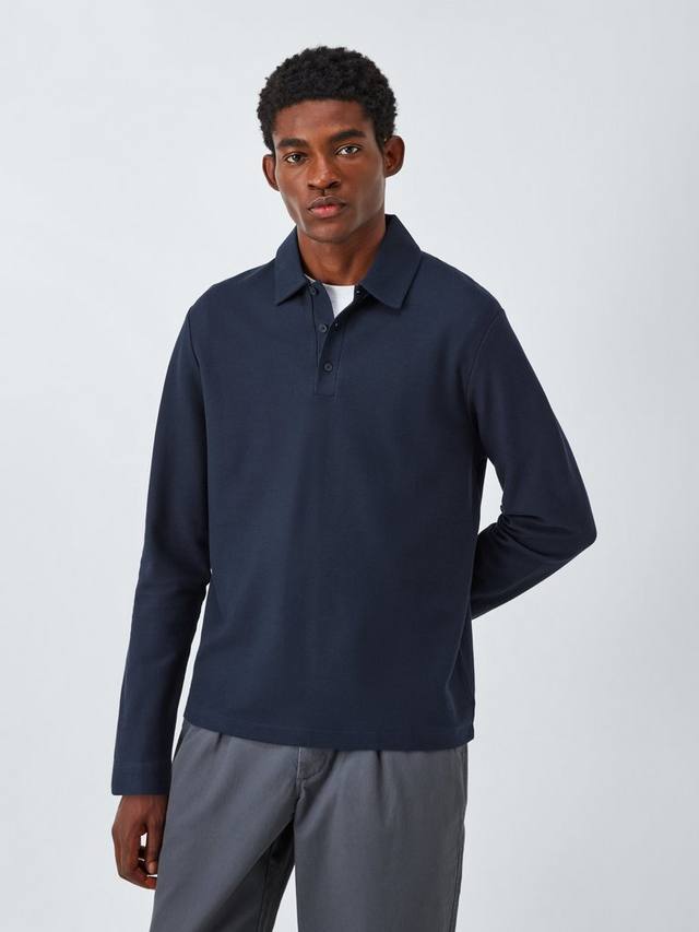 Длинный рукав поло из пике хлопка супима John Lewis, Midnight
Длинный рукав поло из пике хлопка супима John Lewis, Midnight