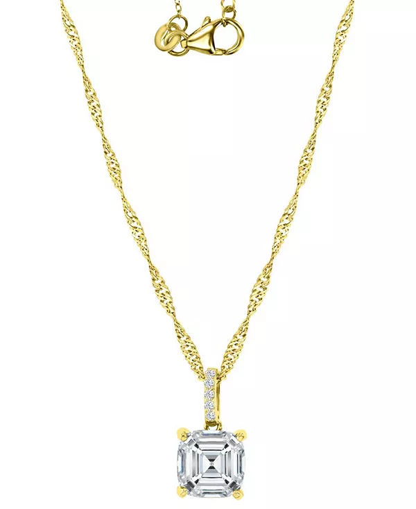 Ожерелье с подвеской-солитером из кубического циркония огранки «кушон», 18 дюймов + удлинитель 2 дюйма Macy'S, gold
Ожерелье с подвеской-солитером из кубического циркония огранки «кушон», 18 дюймов + удлинитель 2 дюйма Macy'S, gold