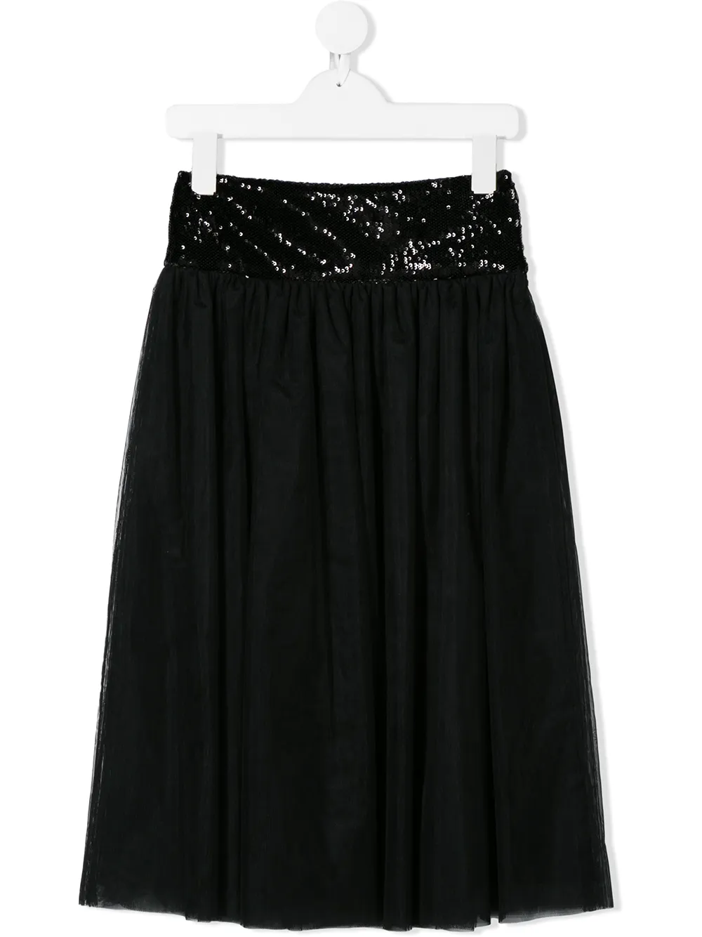 Юбка с пайетками Balmain Kids, черный
Юбка с пайетками Balmain Kids, черный