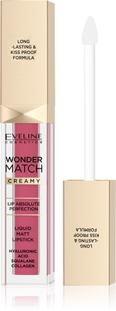Стойкая матовая жидкая губная помада с гиалуроновой кислотой Eveline Cosmetics Wonder Match, 03 Mauve 6,8 ml
Стойкая матовая жидкая губная помада с гиалуроновой кислотой Eveline Cosmetics Wonder Match, 03 Mauve 6,8 ml