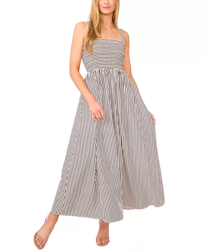 Женское полосатое макси-платье со сборкой Smocked CeCe, мультиколор
Женское полосатое макси-платье со сборкой Smocked CeCe, мультиколор