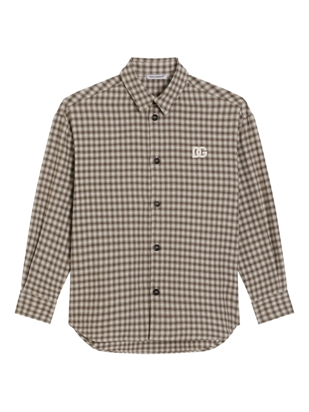 Рубашка в клетку с логотипом Dolce & Gabbana Kids, коричневый
Рубашка в клетку с логотипом Dolce & Gabbana Kids, коричневый