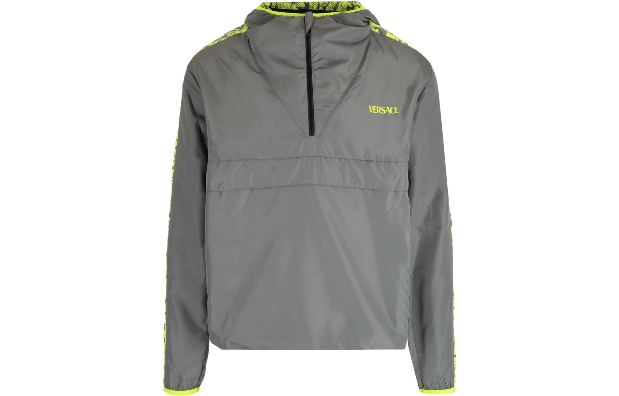 VERSACE Куртка с логотипом на молнии, Dark Gray 
VERSACE Куртка с логотипом на молнии, Dark Gray