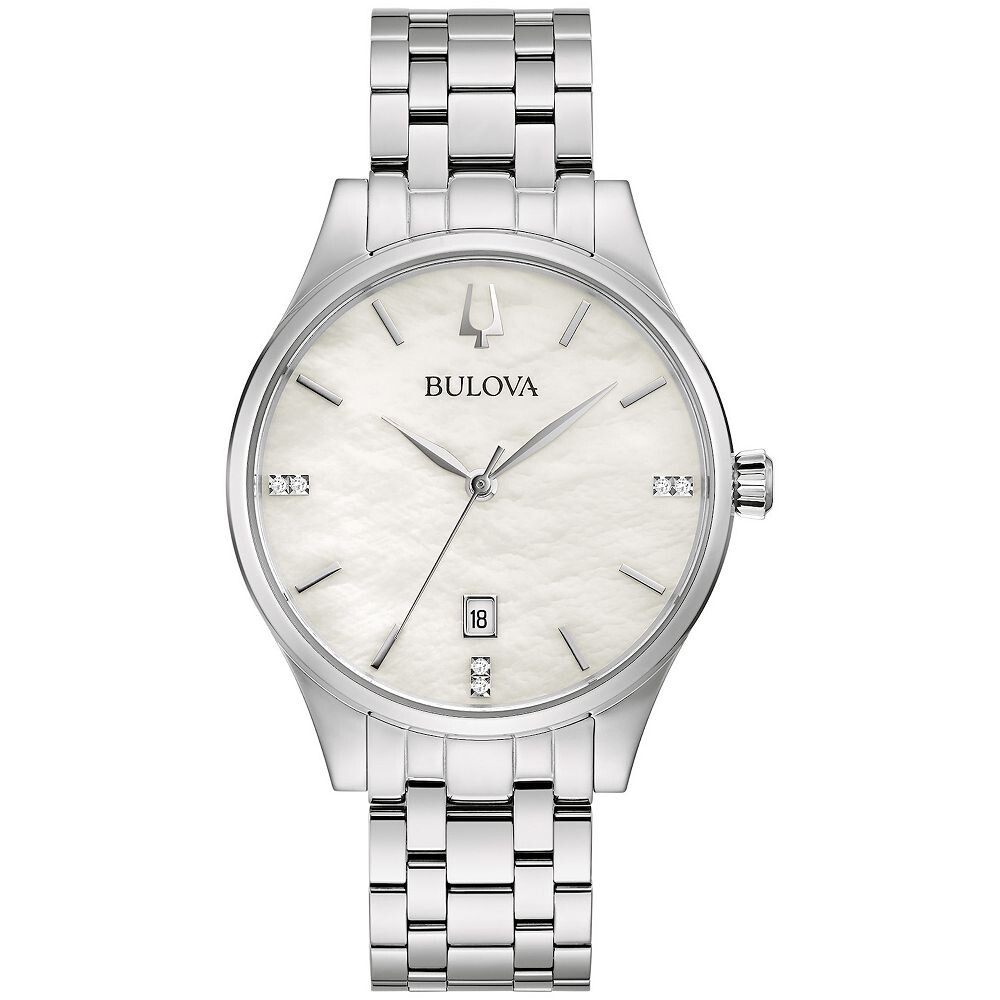 Женские часы Bulova из нержавеющей стали с бриллиантами - 96P220, цвет Silver Tone
Женские часы Bulova из нержавеющей стали с бриллиантами - 96P220, цвет Silver Tone