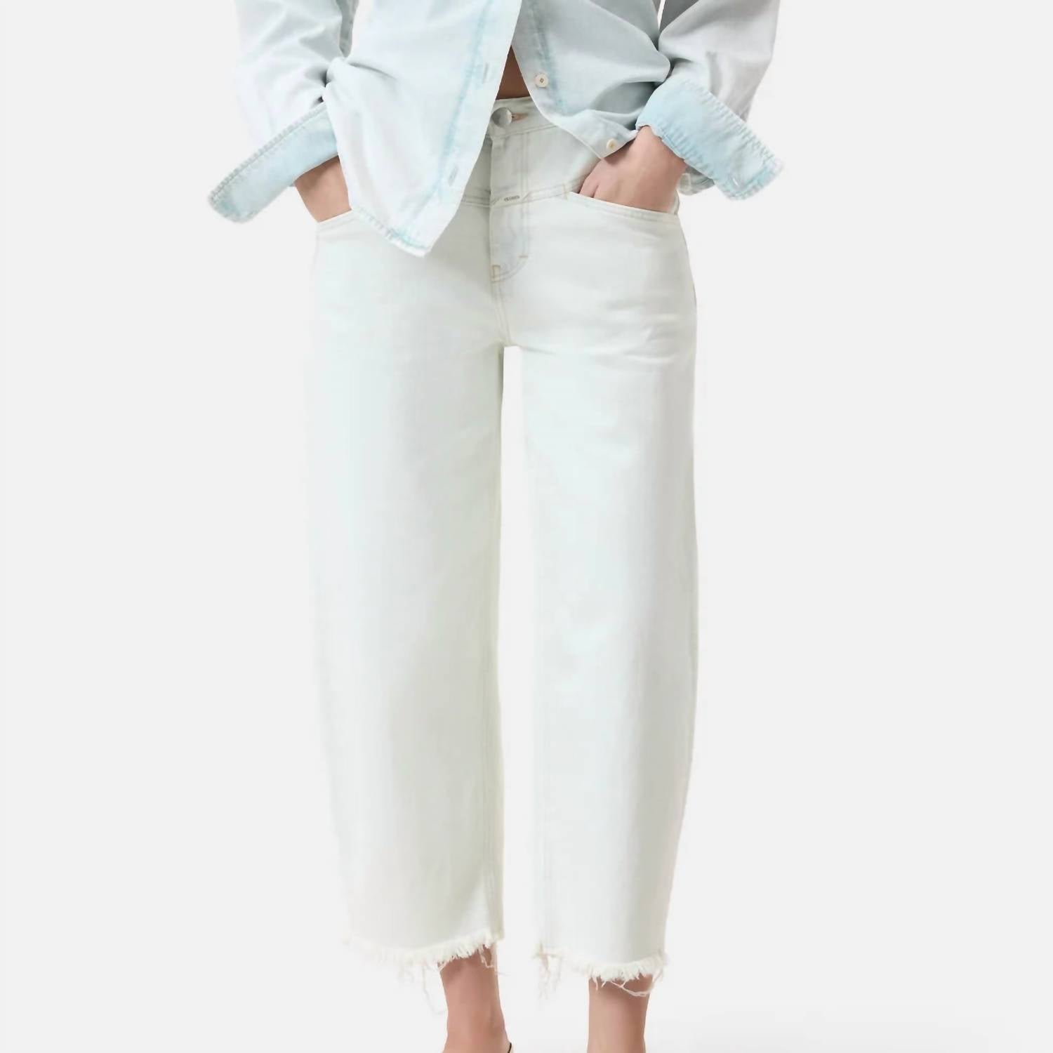 Свободные джинсы Stover X в ультра-светлом оттенке CLOSED, Extreme Light
Свободные джинсы Stover X в ультра-светлом оттенке CLOSED, Extreme Light