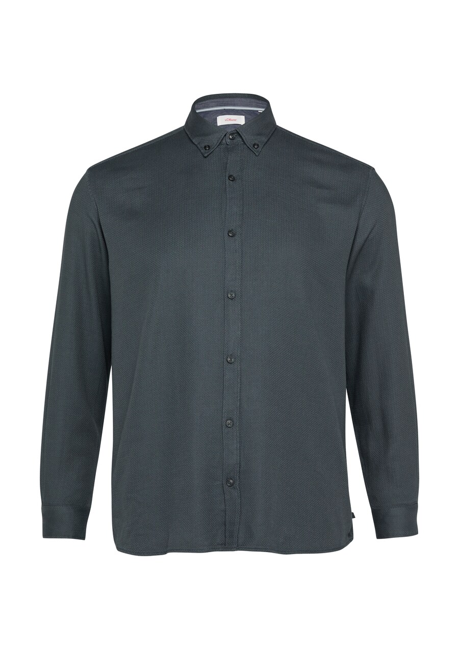 Рубашка на пуговицах s.Oliver, серый 
Рубашка на пуговицах s.Oliver, серый