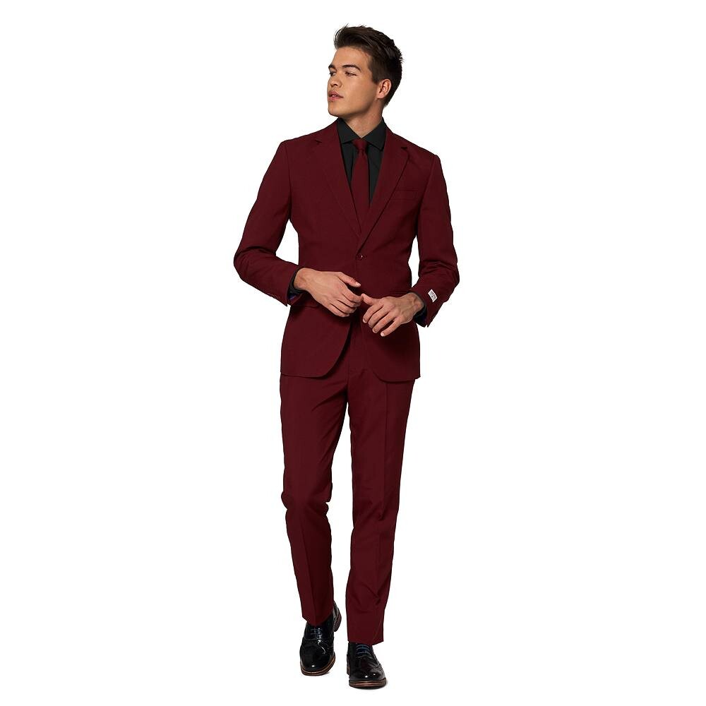 Мужские костюмы OppoОблегающий однотонный костюм и галстук OppoSuits, цвет Burgundy
Мужские костюмы OppoОблегающий однотонный костюм и галстук OppoSuits, цвет Burgundy