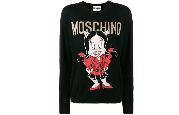 MOSCHINO Свободный свитер Women's Black
MOSCHINO Свободный свитер Women's Black