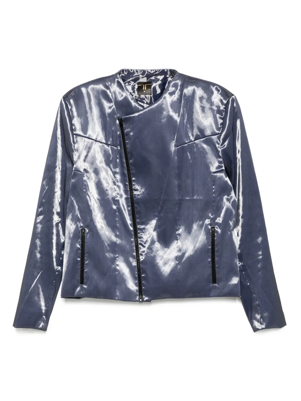 Байкерская куртка на молнии Tessitura Body Couture, синий
Байкерская куртка на молнии Tessitura Body Couture, синий