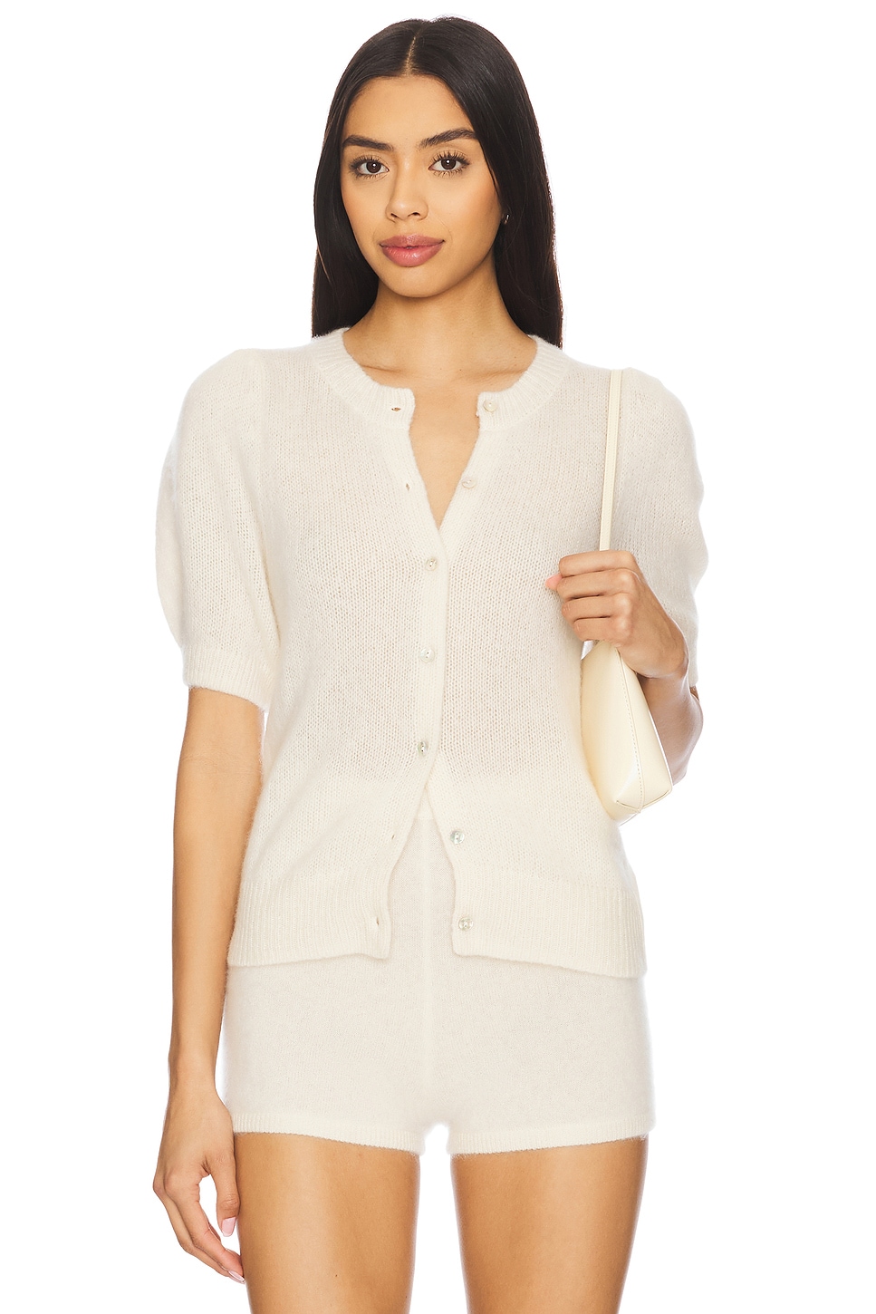 Кардиган Sheila с пышными рукавами из кашемира, ivory
Кардиган Sheila с пышными рукавами из кашемира, ivory