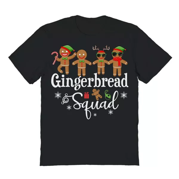 Мужская футболка с рождественским принтом «Пряничный отряд» Licensed Character, черный
Мужская футболка с рождественским принтом «Пряничный отряд» Licensed Character, черный