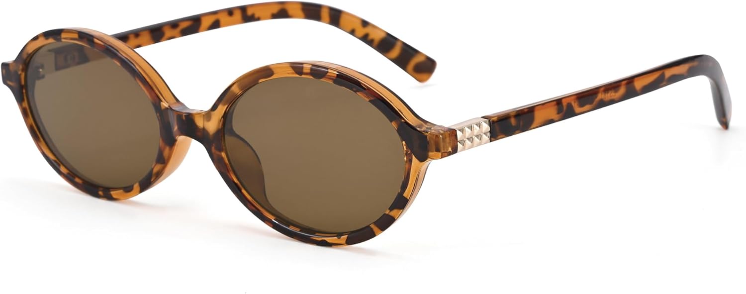 Солнцезащитные очки SCVGVER в стиле ретро, овальные, для женщин и мужчин, винтажные, маленькие, «кошачий глаз», в стиле 90-х, модные узкие, с защитой от УФ-излучения, Tortoise Frame/Brown Lens
Солнцезащитные очки SCVGVER в стиле ретро, овальные, для женщин и мужчин, винтажные, маленькие, «кошачий глаз», в стиле 90-х, модные узкие, с защитой от УФ-излучения, Tortoise Frame/Brown Lens