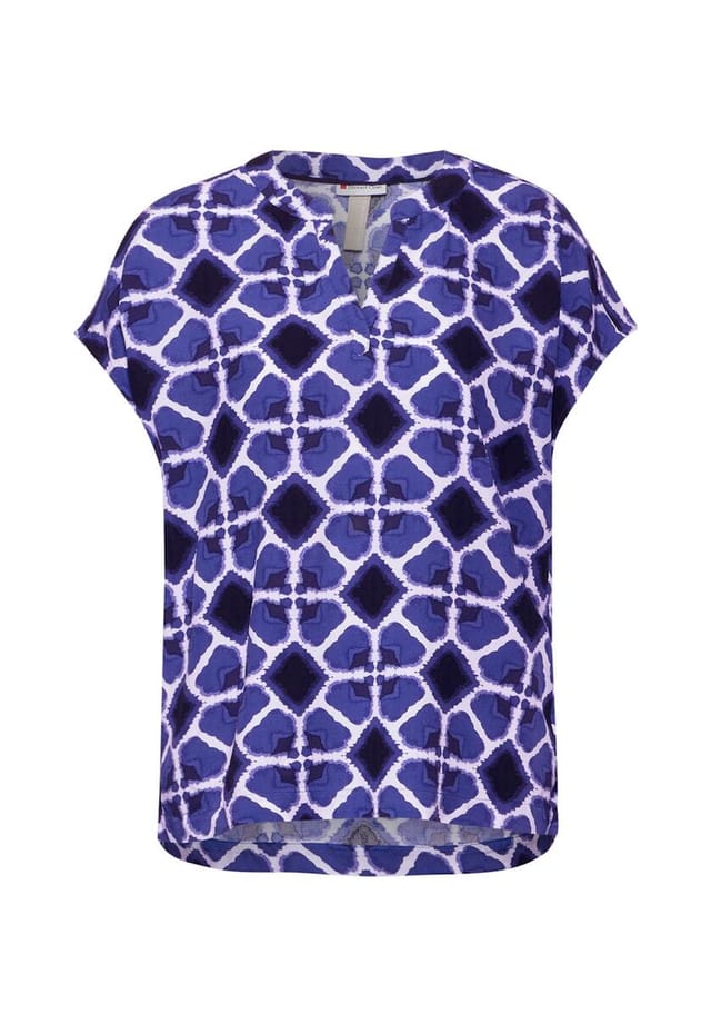 Блузка с короткими рукавами Street One, синий
Блузка с короткими рукавами Street One, синий