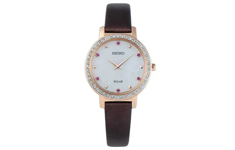 Коллекция QuartzPair Часы с кварцевым механизмом Кожаные ремешки для часов Женские часы Белый циферблат SEIKO
Коллекция QuartzPair Часы с кварцевым механизмом Кожаные ремешки для часов Женские часы Белый циферблат SEIKO