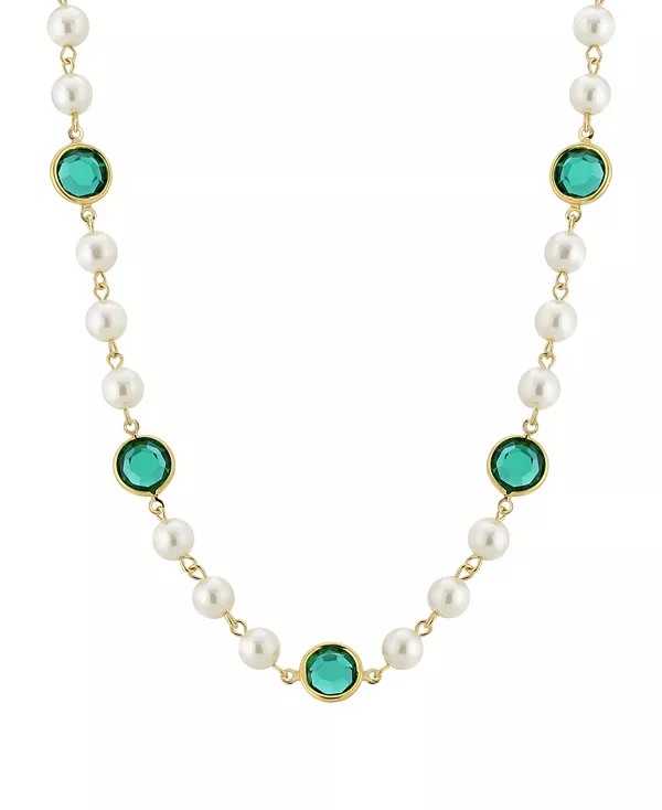 Золотисто-Имитационный жемчуг с темно-зелеными каналами, регулируемое ожерелье длиной 16 дюймов 2028, green
Золотисто-Имитационный жемчуг с темно-зелеными каналами, регулируемое ожерелье длиной 16 дюймов 2028, green