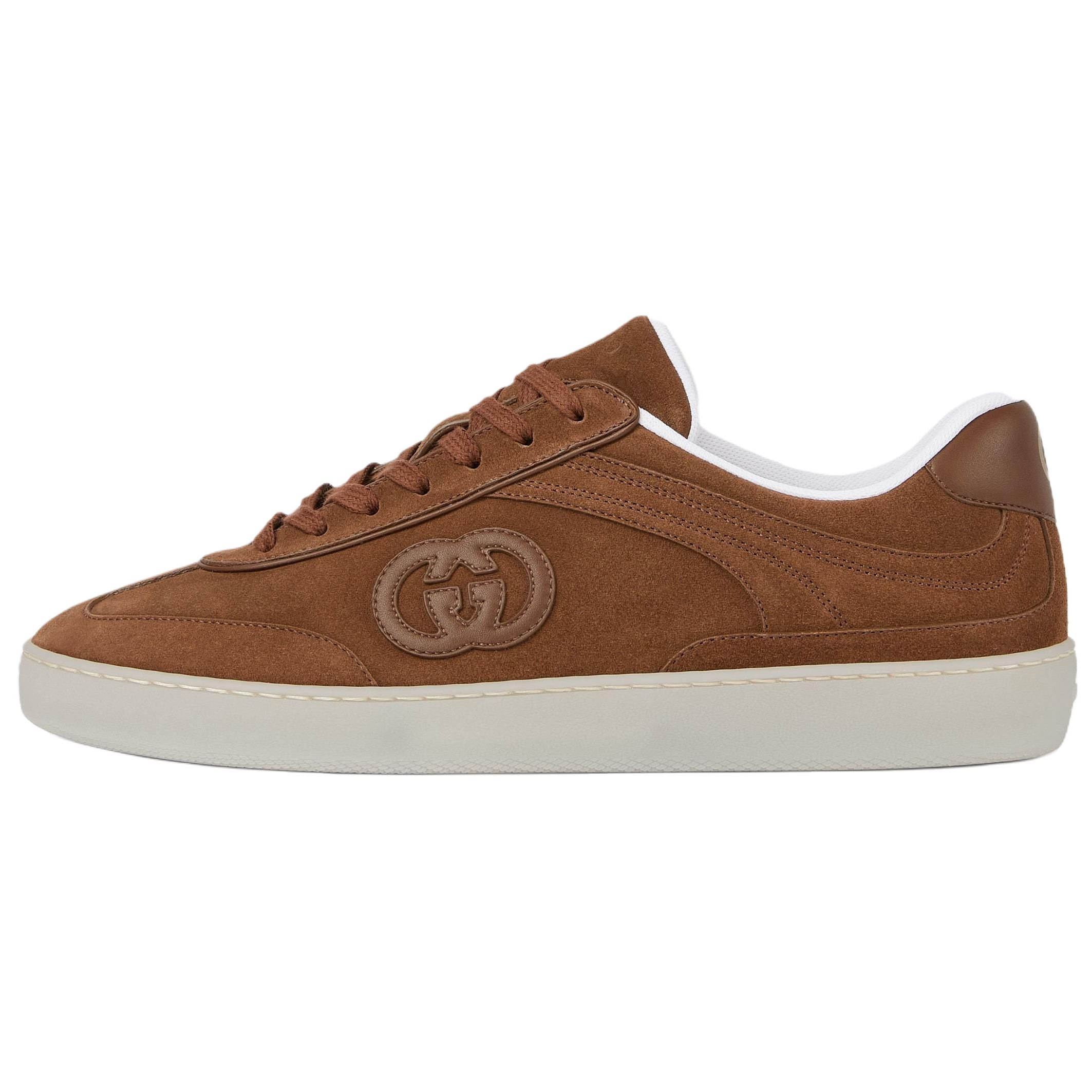 GUCCI Низкие мужские кроссовки для скейтбординга G75, светло-коричневые 
GUCCI Низкие мужские кроссовки для скейтбординга G75, светло-коричневые