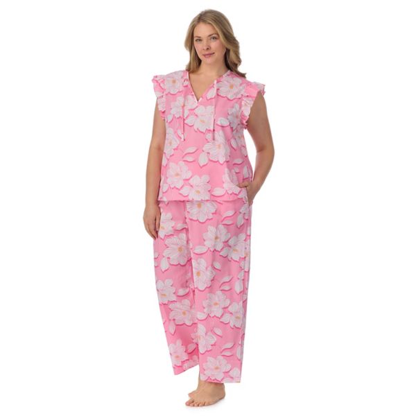 Комплект из двух предметов пижамы большого размера: майка и пижамные штаны Draper James, цвет pink magnolia shadows
Комплект из двух предметов пижамы большого размера: майка и пижамные штаны Draper James, цвет pink magnolia shadows