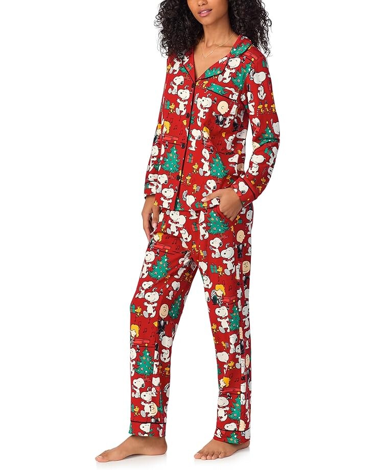 Пижама Bedhead PJs Long Sleeve Classic Cotton Knit Pajama Set, цвет Peanuts Festive Fun
Пижама Bedhead PJs Long Sleeve Classic Cotton Knit Pajama Set, цвет Peanuts Festive Fun