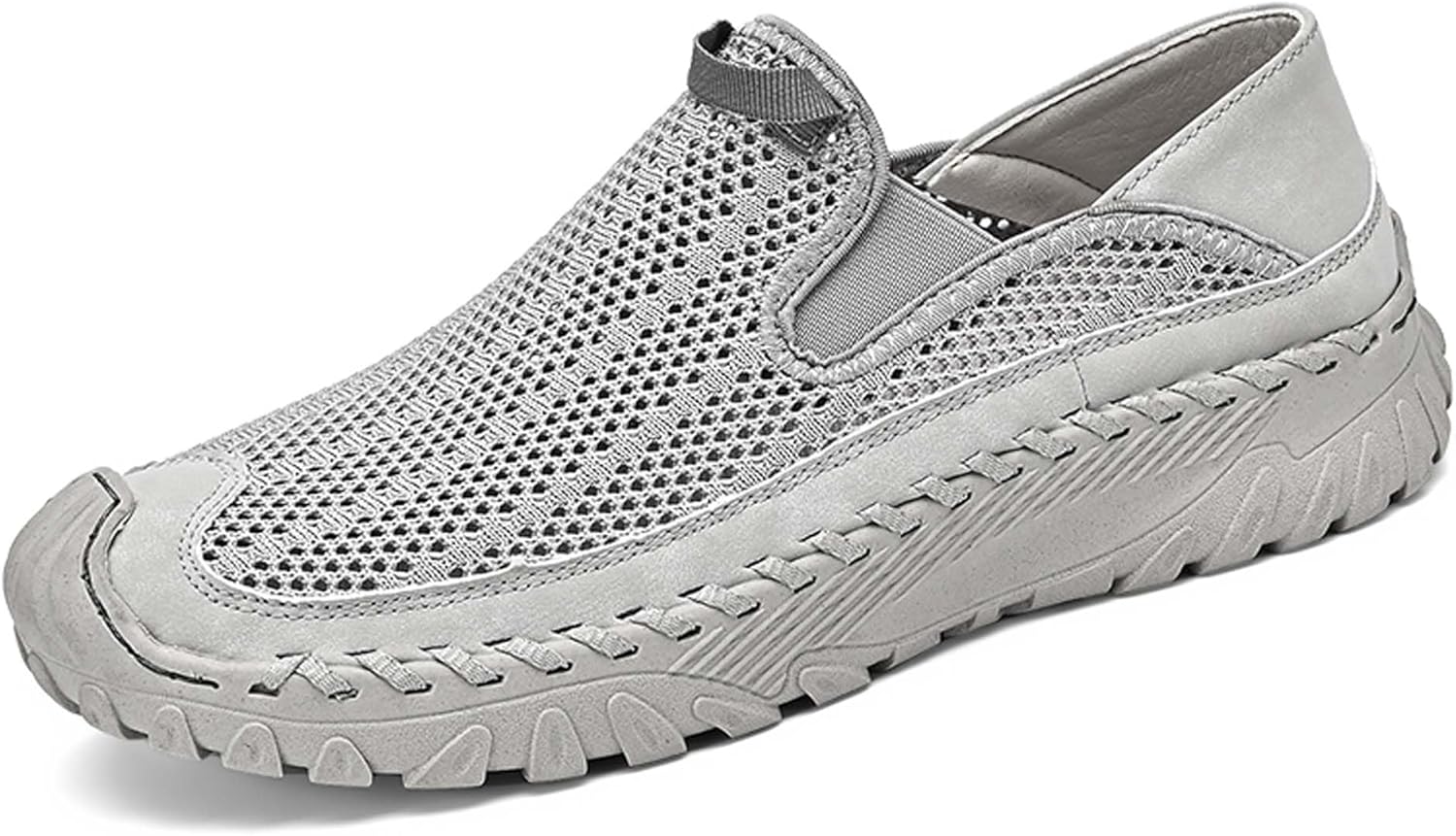 Мужские кроссовки из сетки, легкие и дышащие мужские прогулочные туфли, босоножки для мужчин, обувь для водных видов спорта, противоскользящие, износостойкие, ручная строчка, прочные, амфибийного типа Vtiao, серый
Мужские кроссовки из сетки, легкие и дышащие мужские прогулочные туфли, босоножки для мужчин, обувь для водных видов спорта, противоскользящие, износостойкие, ручная строчка, прочные, амфибийного типа Vtiao, серый