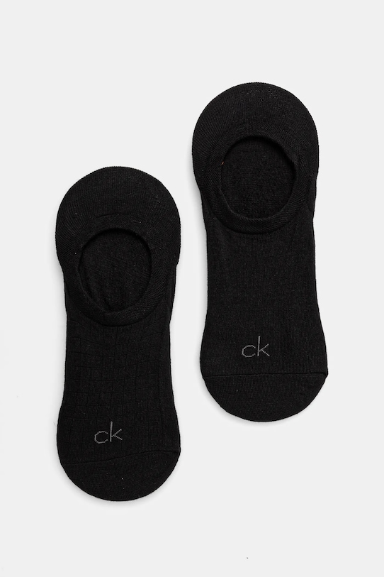 Носки 2 пары Calvin Klein, черный 
Носки 2 пары Calvin Klein, черный