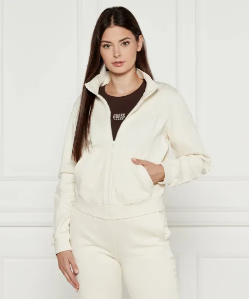 Толстовка Стейси Regular fit Guess Active, бежевый 
Толстовка Стейси Regular fit Guess Active, бежевый