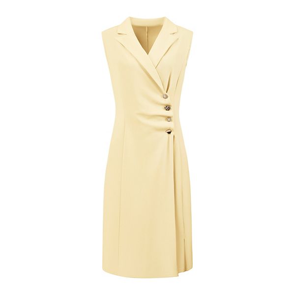 Женское платье-футляр с запахом и разрезом спереди Inspire Chic
Женское платье-футляр с запахом и разрезом спереди Inspire Chic